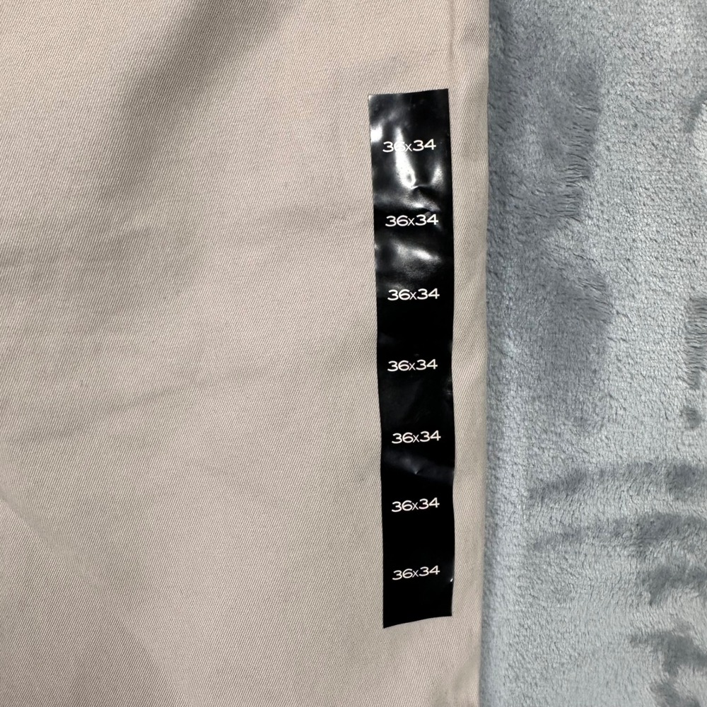 Banana Republic Aiden Chino Slim Fit Pants Mens 36x34 Tan Khaki Cotton New - Picture 12 of 14